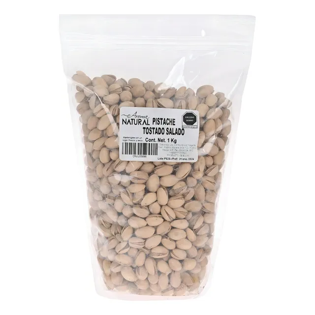 Pistache bolsa resellable Aroma Natural Premium sin TACC 1 kg