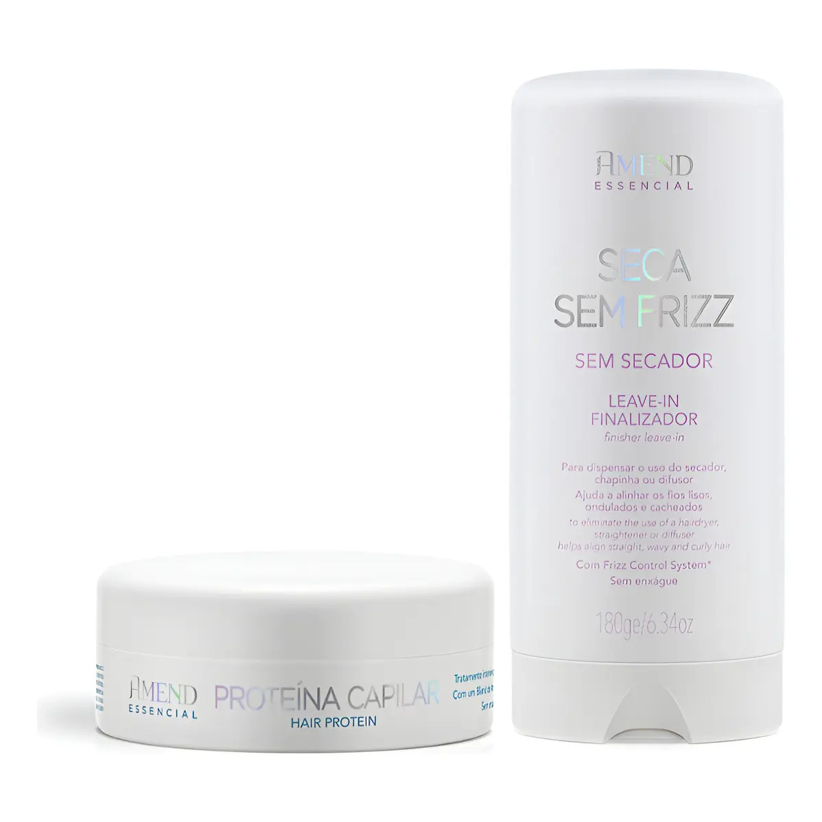 Kit Amend Essencial Seca Sem Frizz + Proteina Capilar