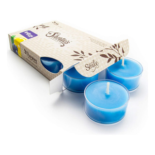 Velas De Té Lemon Blueberry Twist De Alta Calidad, Altamente Velas De Té Lemon Blueberry Twist De Alta Calidad, Altamente