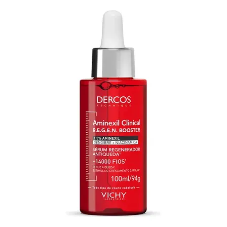 Sérum Capilar Antiqueda E Crescimento Dercos R.e.g.e.n Vichy 100ml