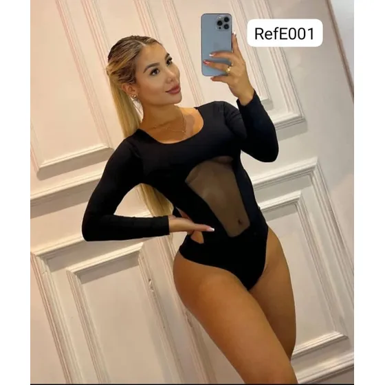 Body Elegante Para Dama En Mallatex