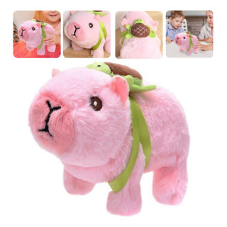 Lindo Peluche Eléctrico De Capibara Rosa Lindo Peluche Eléctrico De Capibara Rosa