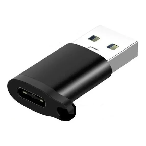Adaptador Plug Usb Tipo C Fêmea X Usb 3.0 Macho Otg Dados