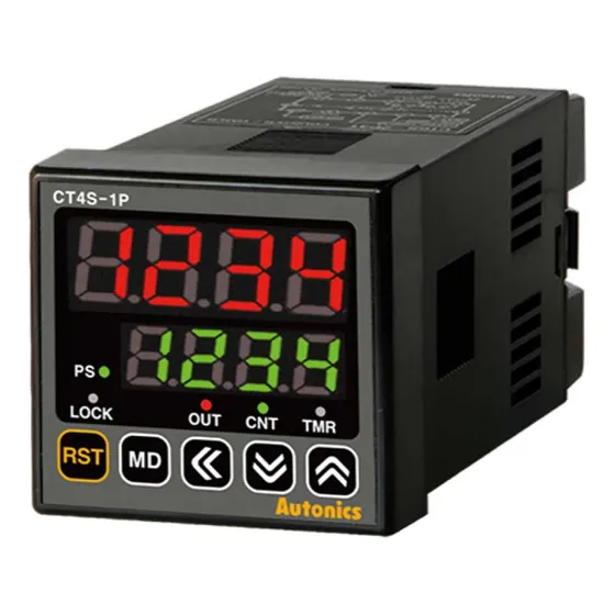 Contador/timer 1/16din 4d 1preset Salida Relay/npn Autonics