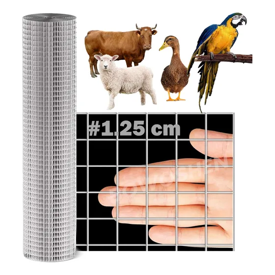 Malla De Acero Galvanizado Malla Ganadera Inoxidable 2x2 10m