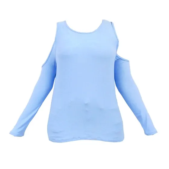 Blusa Crop Top De Dama Casual Off Shoulder Tela Microdurazno