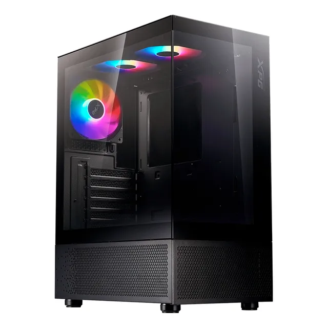 Gabinete Xpg Invader X Mini Black Atx 5 Ventiladores