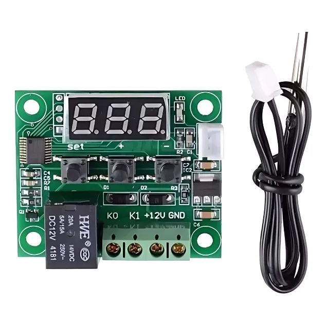 2 Termostatos Digitales W1209 De 12vdc Para Incubadora