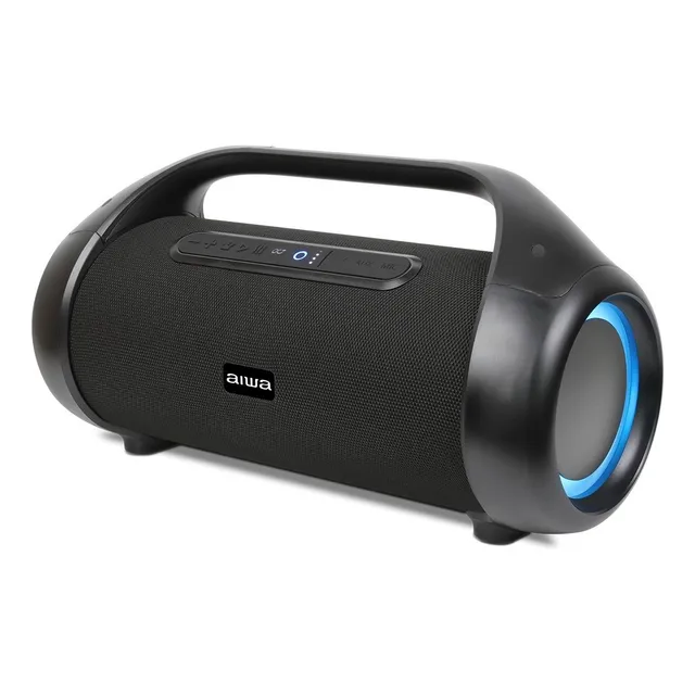 Bocina Aiwa Aws1000bt Bluetooth 90w Rms Boombox Tws - Negro