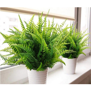 2 Helechos Artificial Planta Verde Decoracion Hogar Oficina 2 Helechos Artificial Planta Verde Decoracion Hogar Oficina