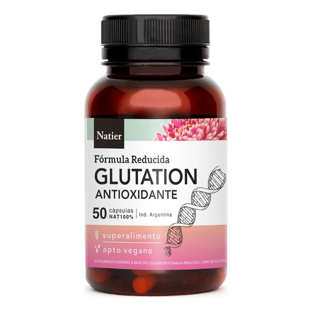 Natier Suplemento Glutation Antioxidante Natural Vegano 3c