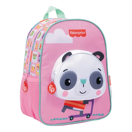 Mochila Infantil Fisher Price Jardín Escolar Animalitos