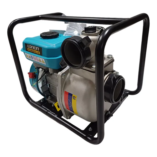 Motobomba 6.5hp 3x3 Motor Gasolina Lc80zb20-4.1q Loncin