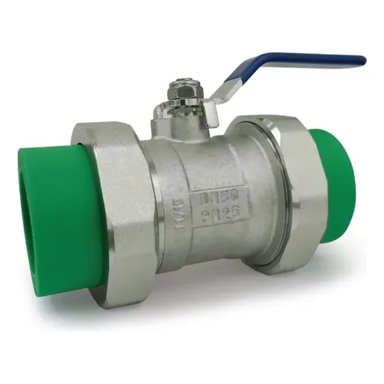 Llave De Paso 25 Mm Termofusión Doble Unión Donsen