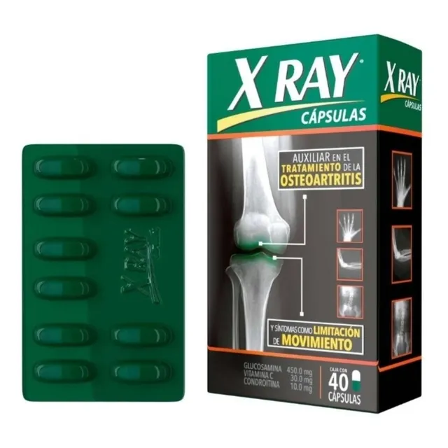 Xray Osteortritis 40 Cápsulas - Unidad a $159959