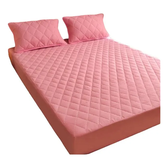 Protector Colchon Doble Antifluido Acolchado Premium 