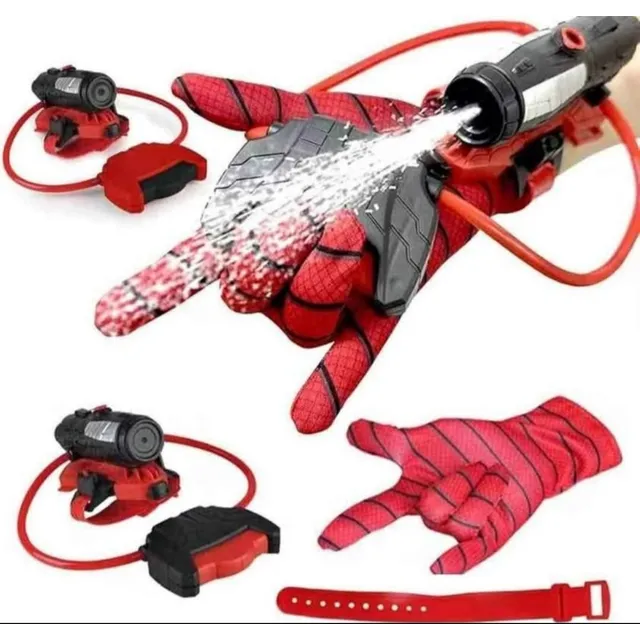 Guante Spider-man Rojo Para Jugar Y Disfrazar