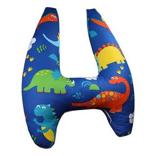 La Almohada De Viaje Para El Asiento Trasero Dinosaurio Azul La Almohada De Viaje Para El Asiento Trasero Dinosaurio Azul