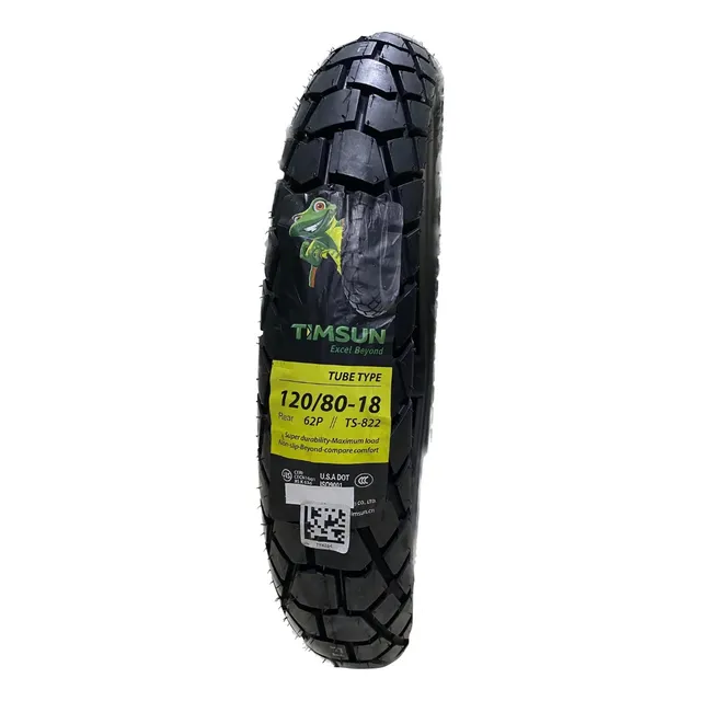 Llanta Timsun 120-80-18 Tt Neumatico Doble Proposito Ts822