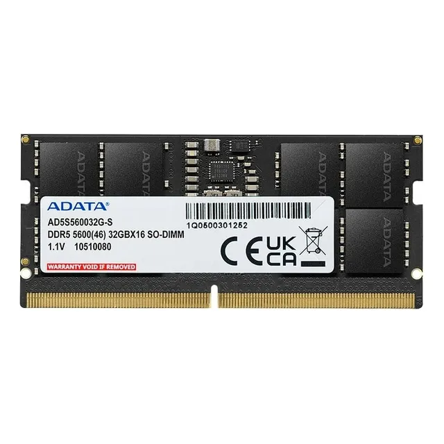 Memoria Sodimm Adata 16gb Ddr5 5600 Mhz Para Notebook Pcreg