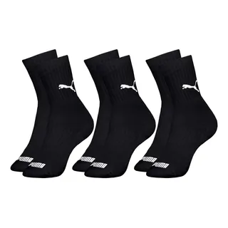Kit 3 Pares Meia Esportivas Grossa Unisex Cano Médio Puma Kit 3 Pares Meia Esportivas Grossa Unisex Cano Médio Puma