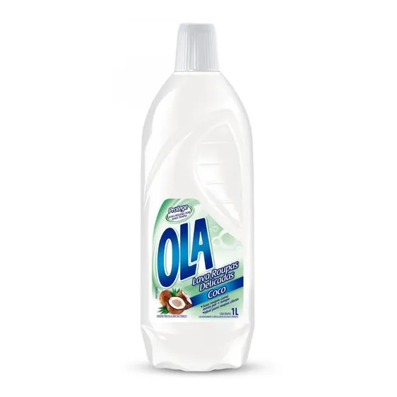 Sabão Líquido Ola Coco para Roupas Finas e Delicadas 1l