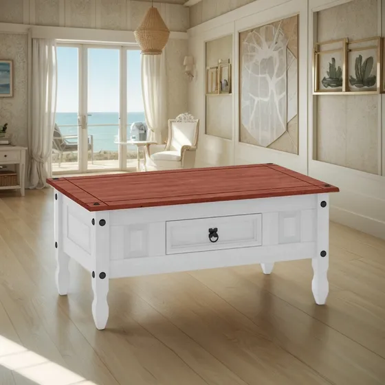 Mesa Ratona En Madera Maciza Estilo Mexicano Mi Casa