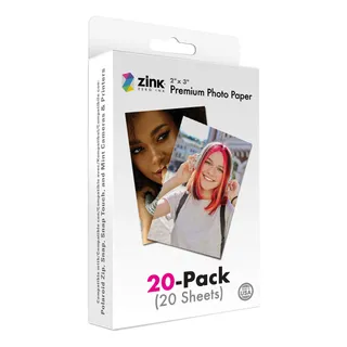 Papel Fotográfico Zink 2x3 Premium Instant, Paquete De 20 Un Papel Fotográfico Zink 2x3 Premium Instant, Paquete De 20 Un