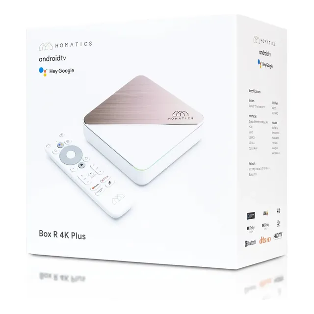Homatics Box R Plus 4k | 4gb & 32gb | Netflix Certificado | Android Tv