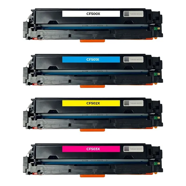  Pack 4 Toner Compatible  202x Cf500x Cf501x Cf502x Cf503x