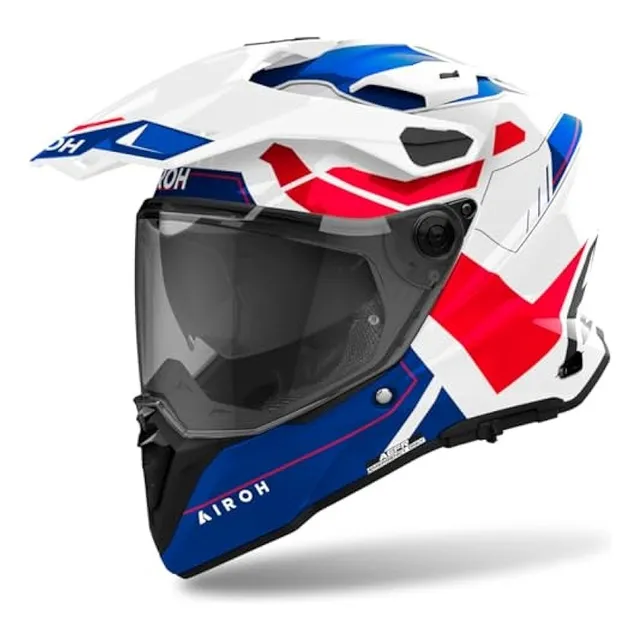 Casco Airoh Commander 2 Reveal. Azul/rojo Talla M - L- Xl