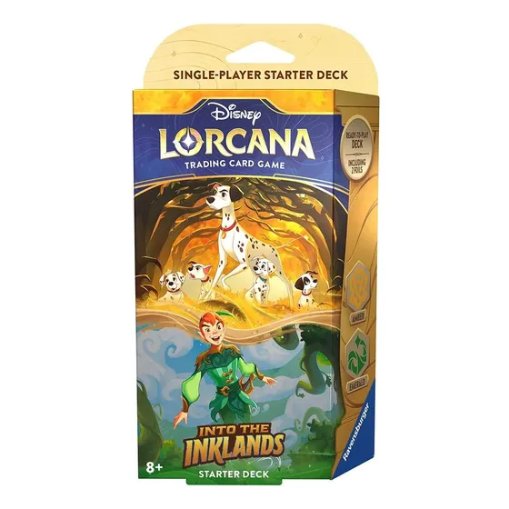 Disney Lorcana Into The Inklands Starter Deck Pongo & Peter 