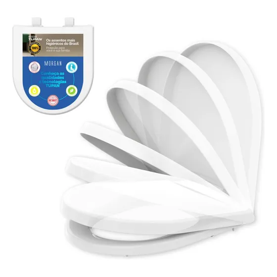 Assento Celite Riviera Smart Roca Nexo Branco Soft Close Pp