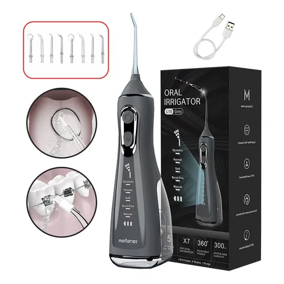 Irrigador Oral Limpeza Bucal Portatil Dental Water Pick Water Flosser 127/220V Gurumania