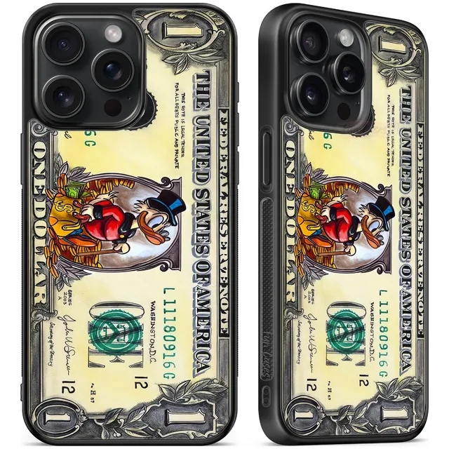 Funda Un Dolar Billete Tio Rico Mc Pato 1 Dinero Millonario Negro Iphone 7