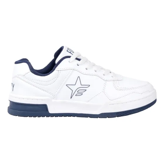 Zapatillas Sin Genero School Star Blancos Con Cordones Footy