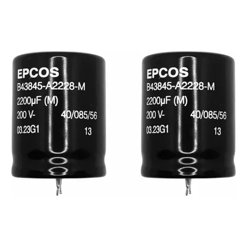 ゆう Kit 2 Capacitor 2200uf 200v 105°c Usina Stetsom Jfa Ketuo
