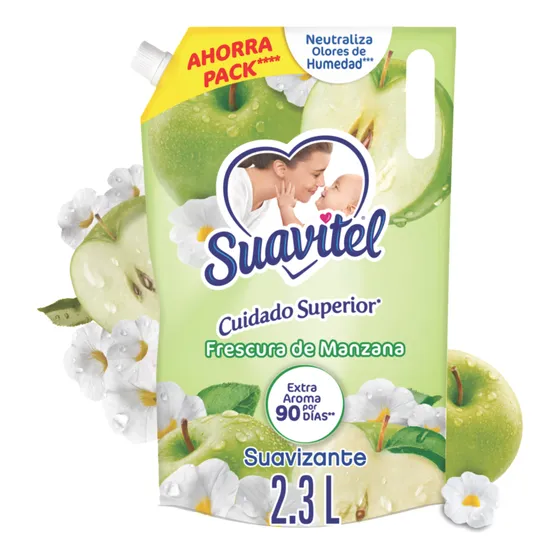 Suavizante Suavitel Frescura De Manzana 2.3l