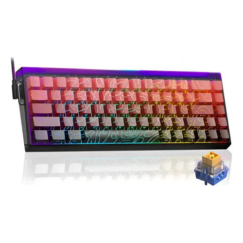 Teclado Magnético Wooting Two HE RGB Inglês US Preto com Switch