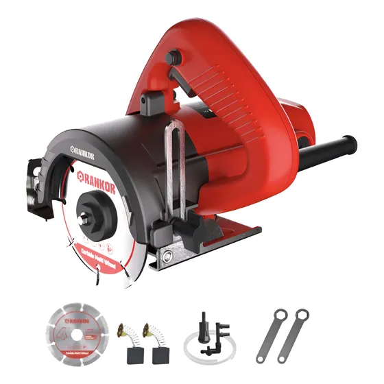 Cortadora De Marmol De 110mm Rankor Con 1500w Rms150001 Prof