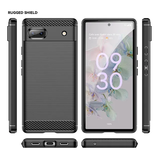Funda Tpu Carbono Para Google Pixel 3 3xl 4a 6a 7 8 Pro 5g 