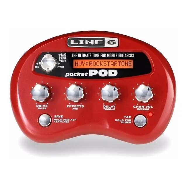 Line 6 Pocket Pod Pedalera Portatil Multi Efectos Guitarra