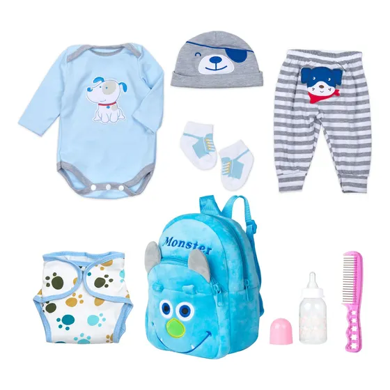 Set De Ropa Para Muñeca Reborn Baby Boy De 17 A 22 Pulgadas