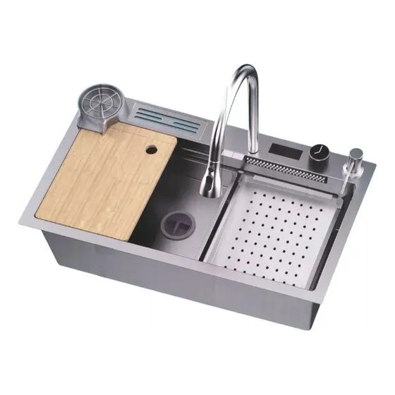Fregadero Lavaplatos De Lujo Todo En 1 - Acero Inox