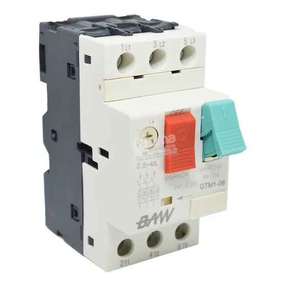 Guardamotor Baw Gtm Tripolar Regulacion 2,5 - 4 Amp