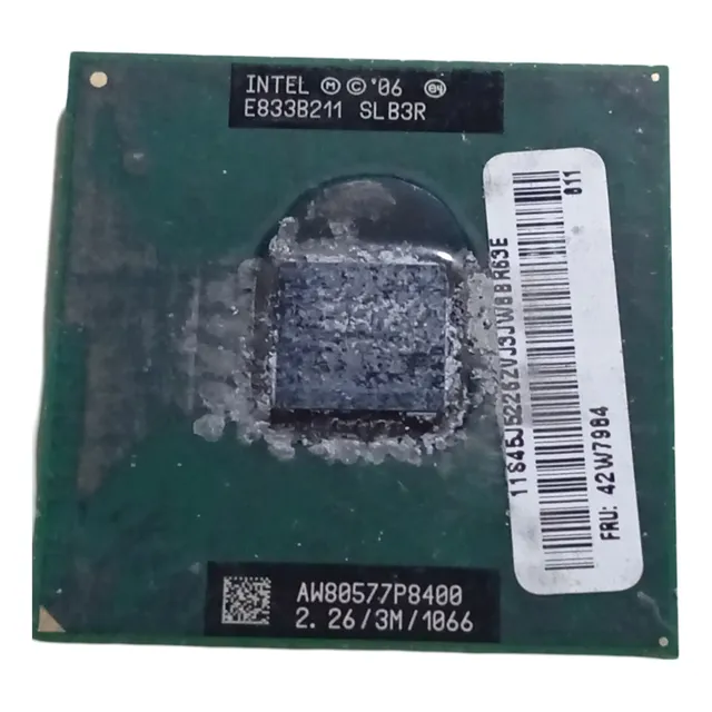 Intel Core 2 Duo P8400 Slb3r 3m 2.4 1066 Socket P 478-pin