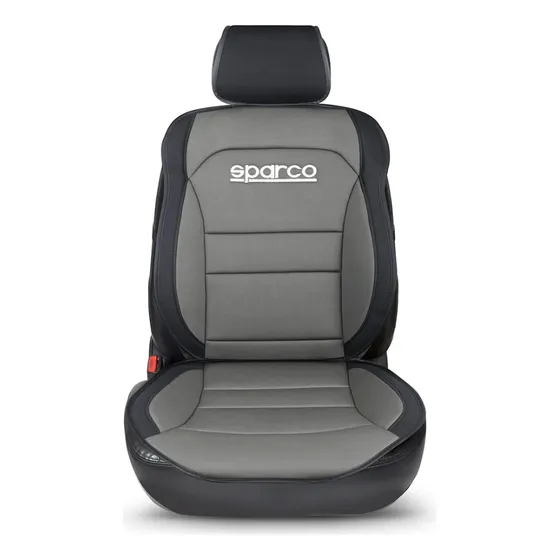 Funda Cubre Asiento Auto Individual Negro Sparco Universal