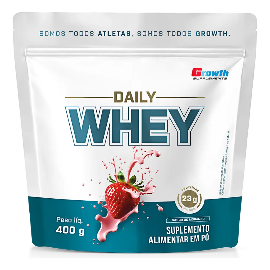 Daily Whey Protein Morango 23g por dose
