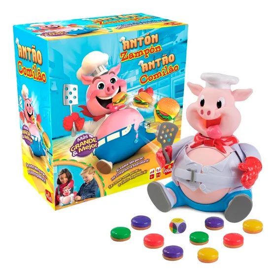 Juego De Mesa Antón Zampón El Cerdito Comelón