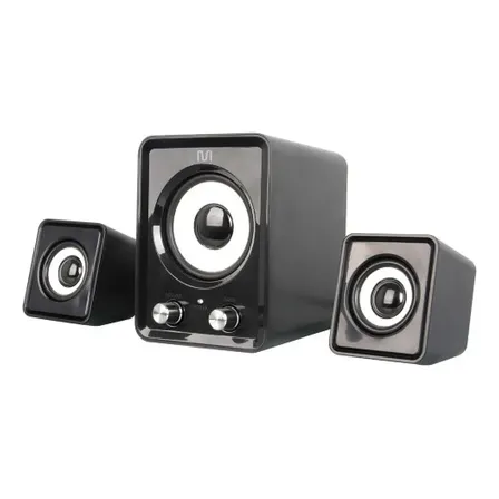 Caixa De Som 2.1 Multilaser Sp172 - 14w Rms - Usb Cor Preto